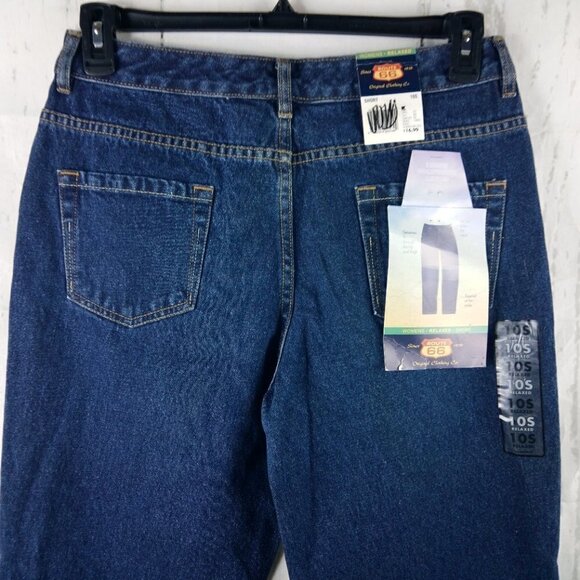 Route 66 Original Clothing Co Relaxed Women's Blue Denim Jeans - Picture 6 of 10